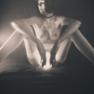 Nude with moon II