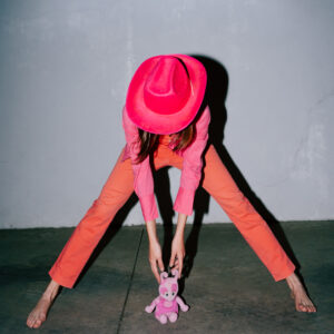 Pink Cowgirl with teddy
