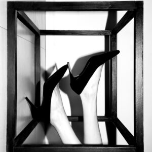 Shoes in cube