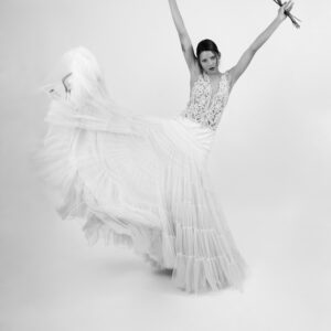 The cheerleader bride